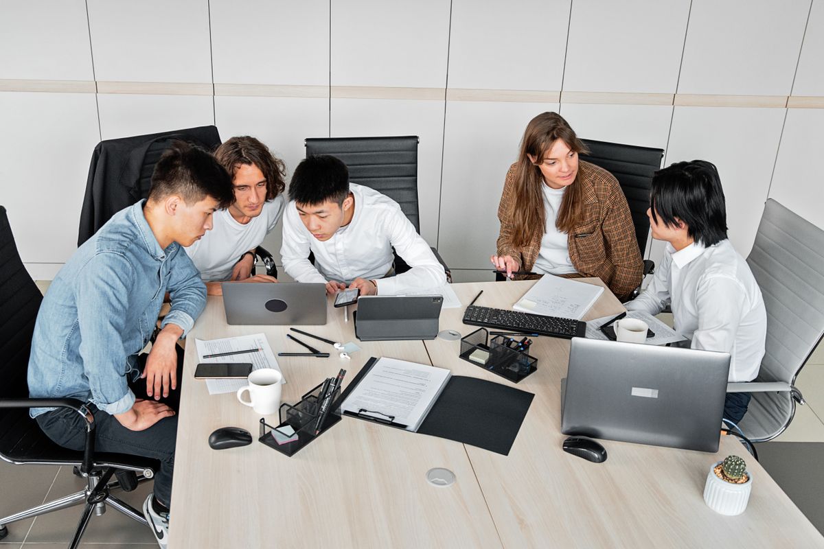 Our team at work